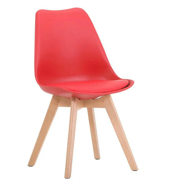 Wholesale Colorful Solid Leg Modern Clear Plastic Chair for Sale