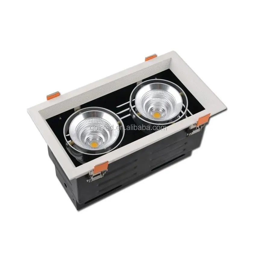 DALI LED Beans Gall Light COB Grille spot downlight 80W recessed grilling ceiling led down light 400W halogen lamp