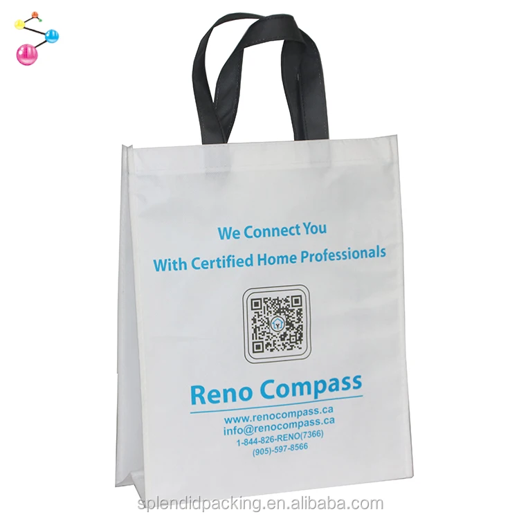 China Ali baba Promotional Printed tote Wine Custom Logo Biodegradable Garment Packing Shopping Non Woven Bags For Packaging