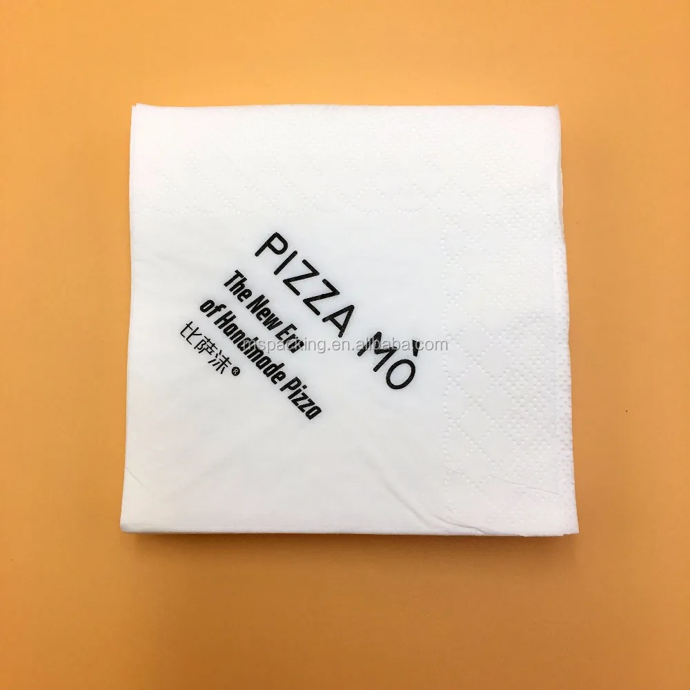 Custom Logo Printed 2ply 23cm Table Paper Napkin Sizes