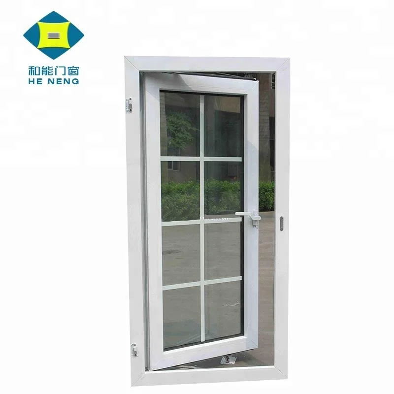PVC  Casement Windows With Grills Design windows and doors casement windows
