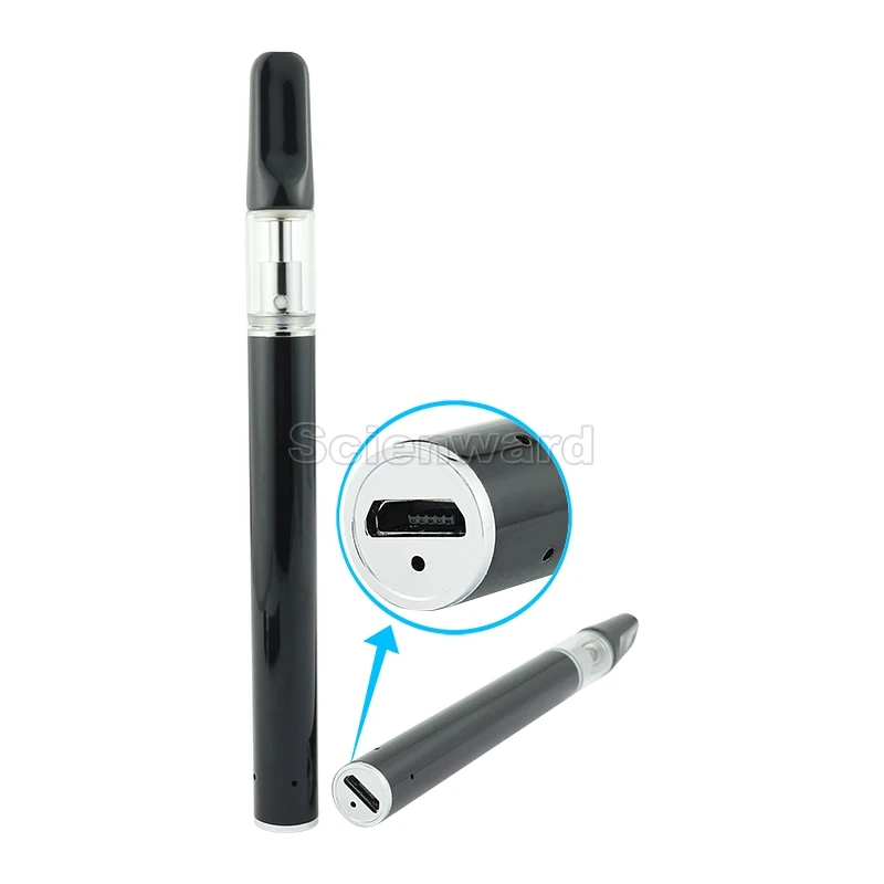 
Hottest 0.5ml Slim Disposable CBD E Cig Pen With USB Charging Port 