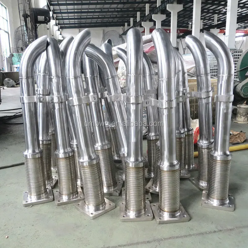 Гибкая выхлопная труба из нержавеющей стали для генератора