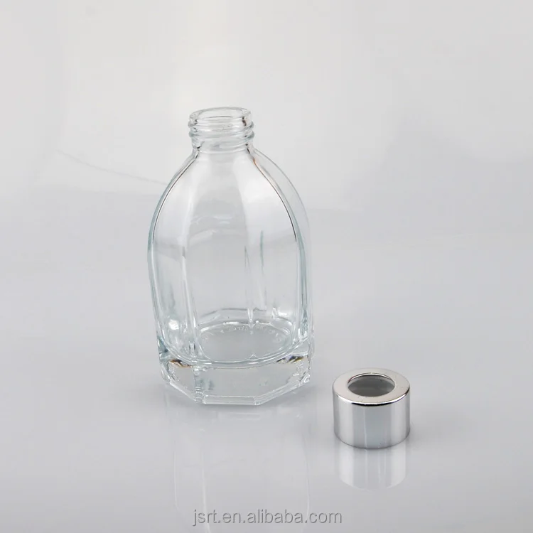 Empty luxury custom unique aroma oil fragrance home reed diffuser refill glass bottle gift container