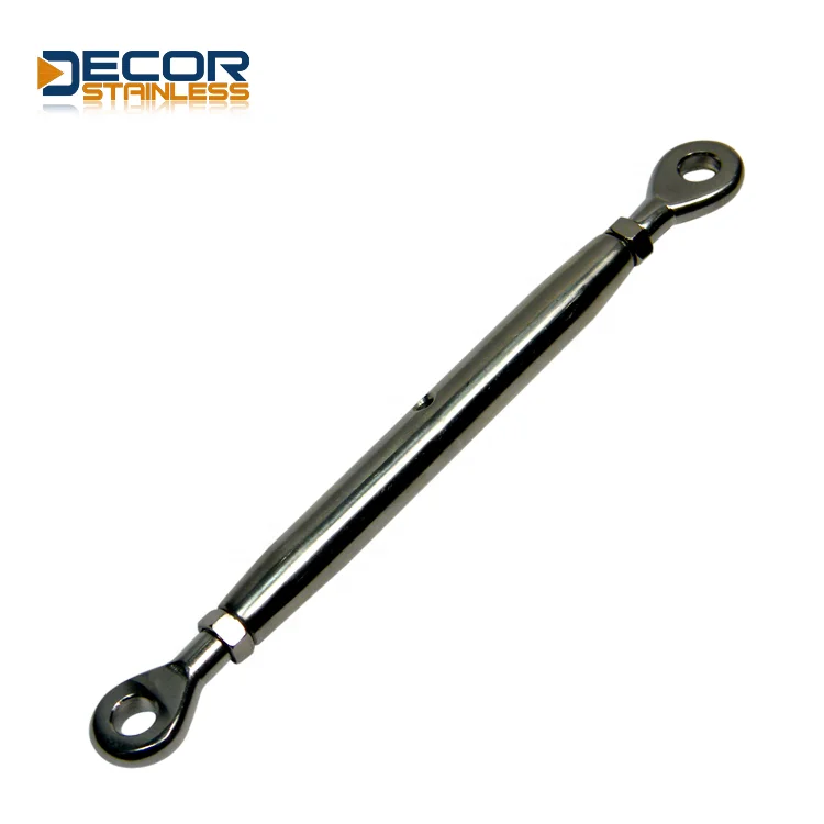 stainless steel wire rope tensioner turnbuckle