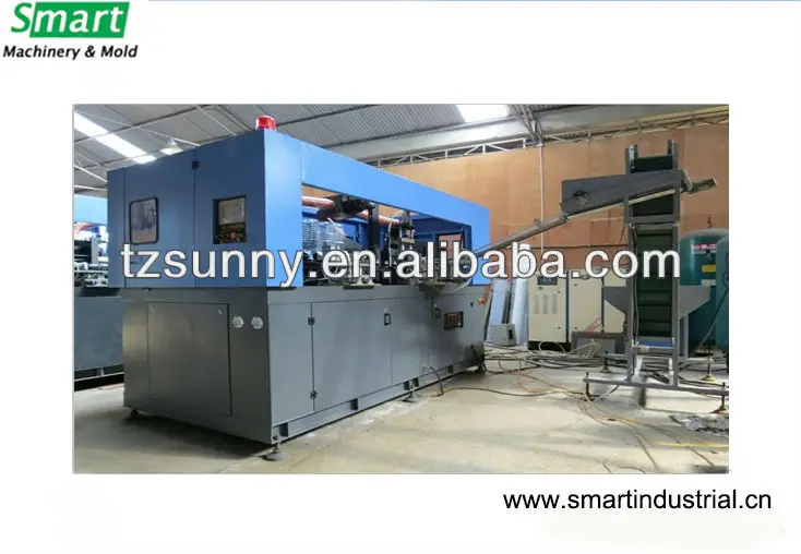 plc контроль пэт бутылки дуя машина для безалкогольных напитков высокой скорости удар растянуть литья