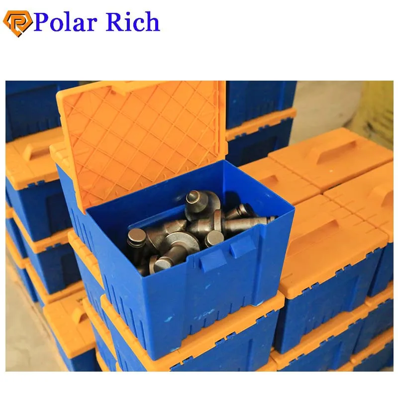 Trenching parts construction machinery parts bullet forging China hard drill bit auger bit