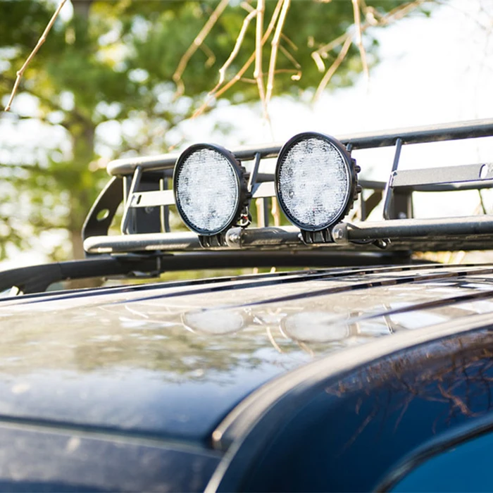 27w SPOT Round LED Work Light Fog Headlight Offroad Forklift Truck ATV