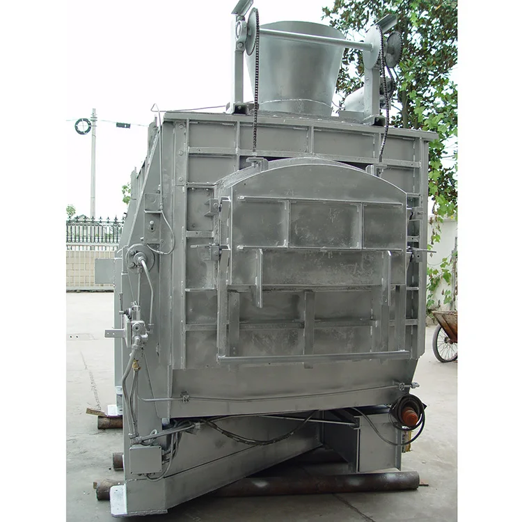 Integrated melting furnace , stainless steel melting furnace for metal and Aluminum melting