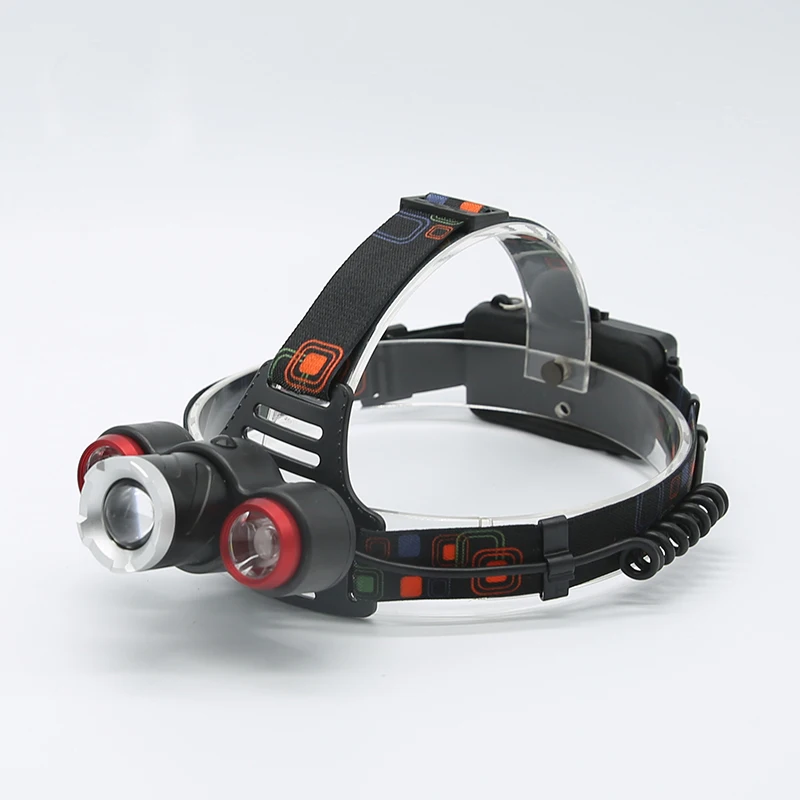 
Most powerful XML T6 + 2*lester led rechargeable zoom led head lamp 