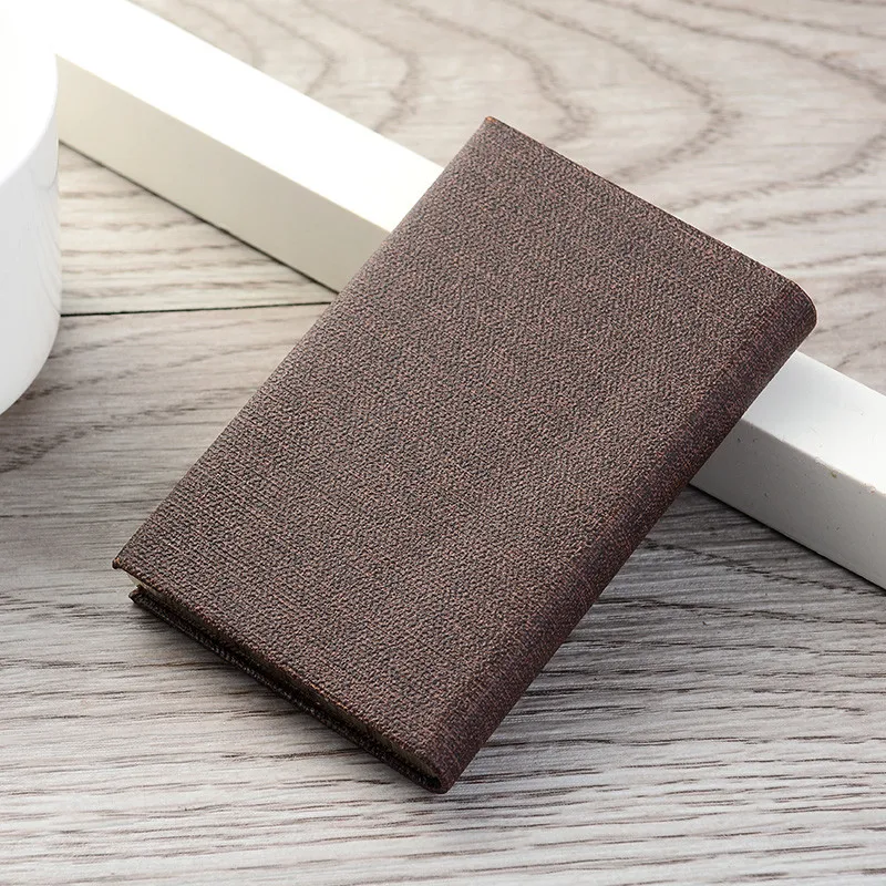 High end leather Cardcase/business cardholder,  case/Commerce brown leather travel document case