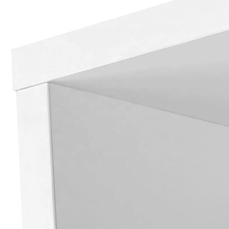 Популярный выбор домашний стилист легко собираемый белый ящик для демонстрации книжный шкаф полка гостиной мебель