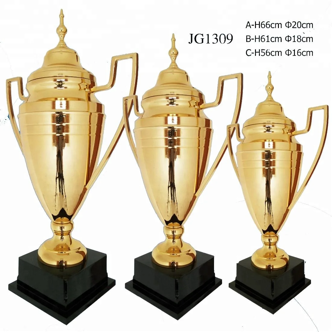 China manufacturer trophy soccer  Metal trophy