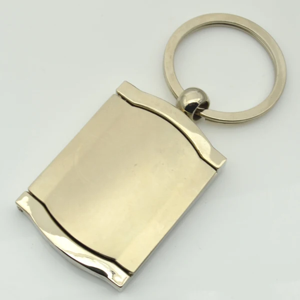 
High Quality Promotional gift Keyring Metal Keychain With Photo Frame 