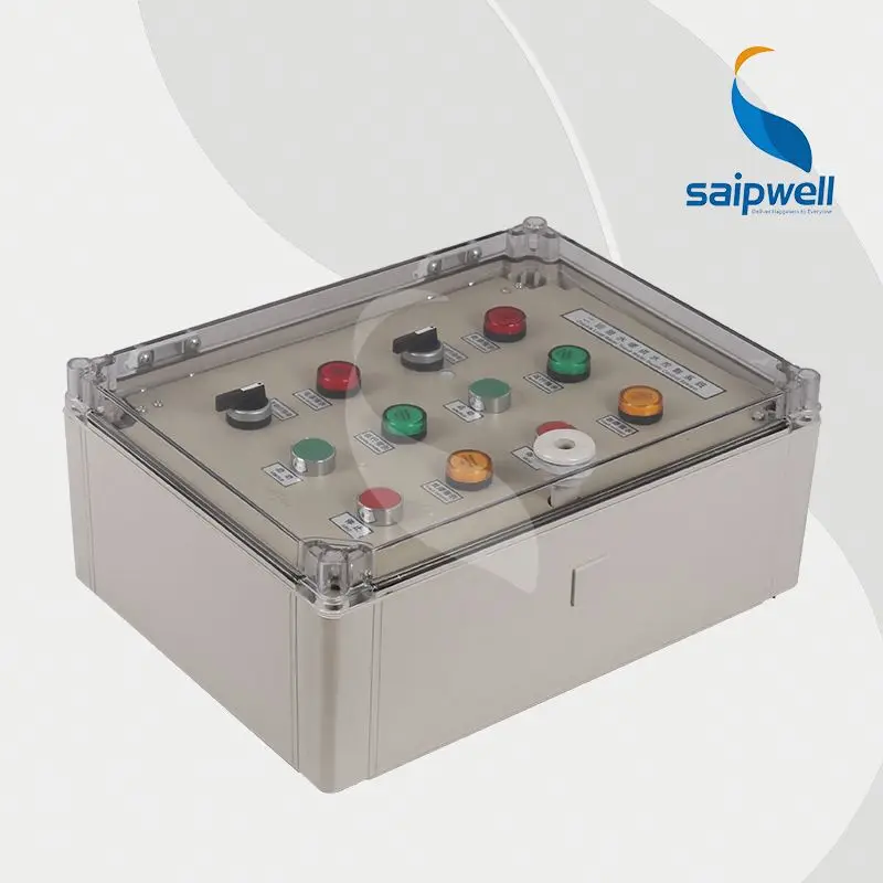
With Push Button and Signal light power control switch cabinet 