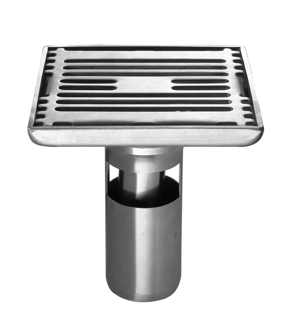 Deep water seal floor drain