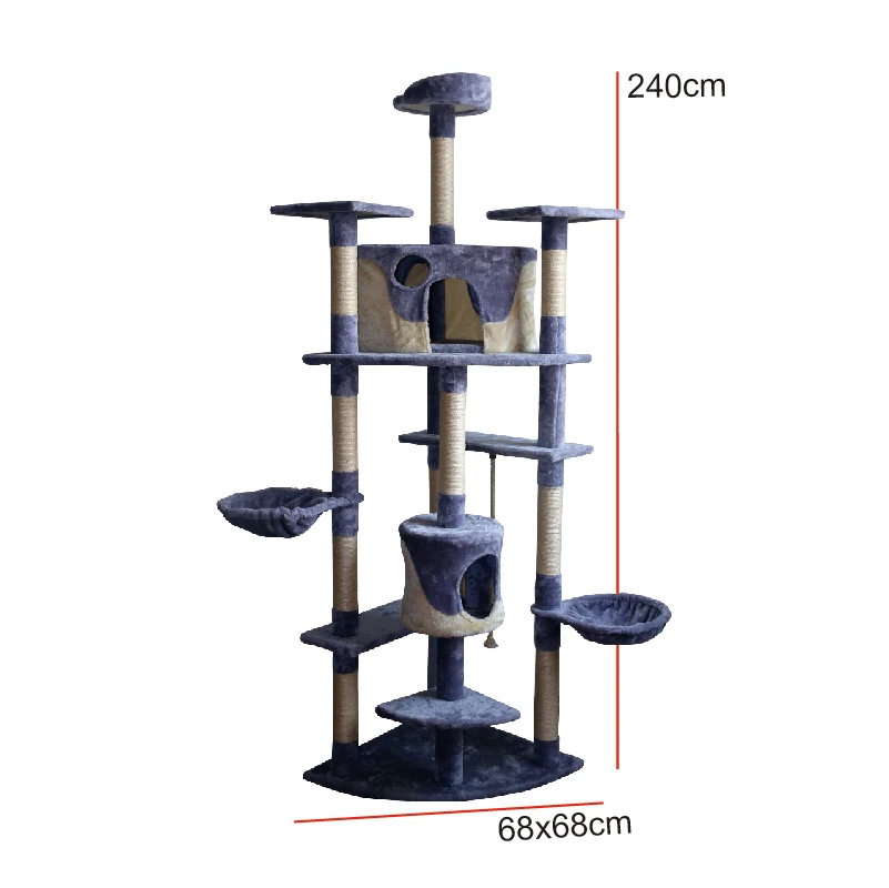 Large Cat Scratcher For Maine Coon Cat Tree 1 piece  Floor To Ceiling Cat Tree