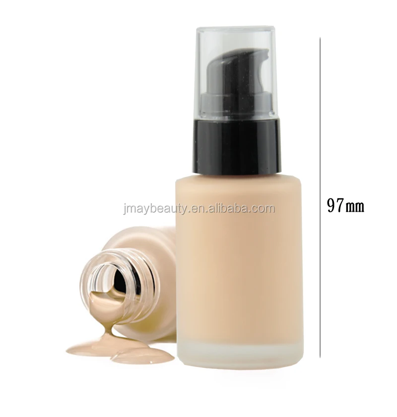 OEM bases para cara en maquillaje 8 color liquid Makeup Foundation waterproof make your own brand with low moq