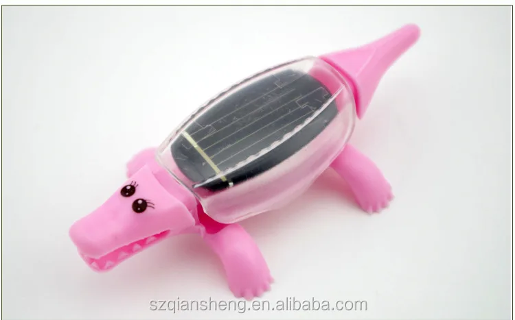 Mini Solar Powered Energy Educational Toy Solar Powered Crocodile Toys