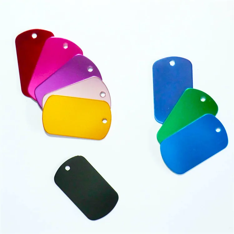 Новые поступления, Лидер продаж, разные цвета, маленький минимальный заказ, пустые металлические жетоны для собак