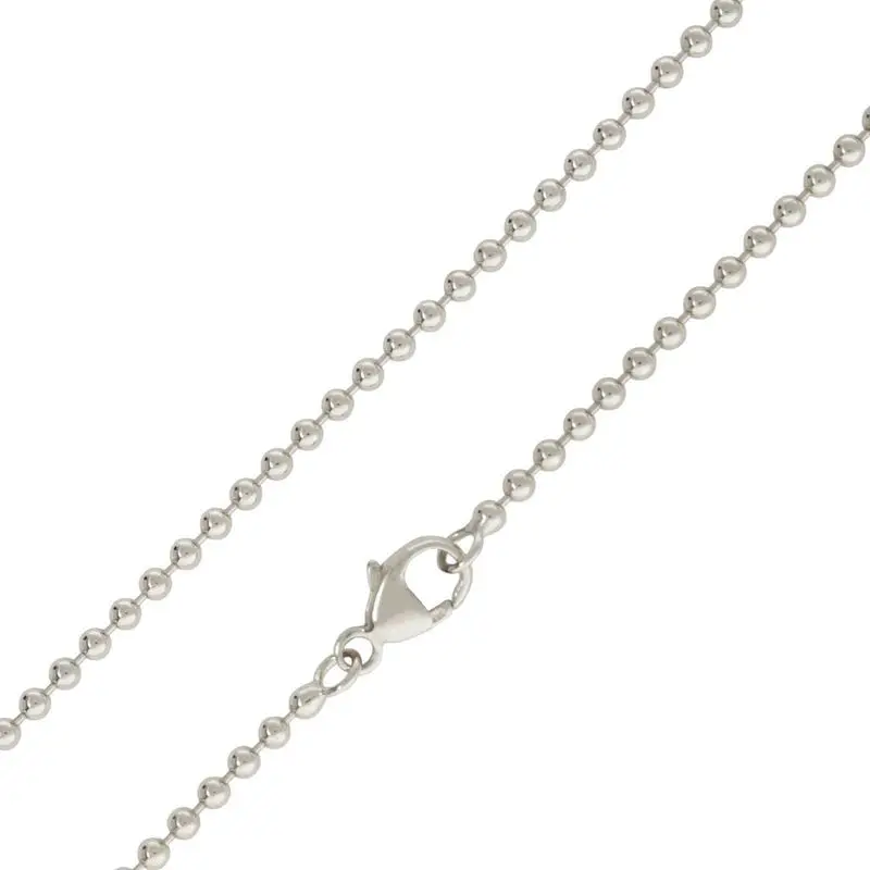 Wholesale 316L Stainless Steel Ball Chain Necklace Gold Plated Chain Necklace Jewelry