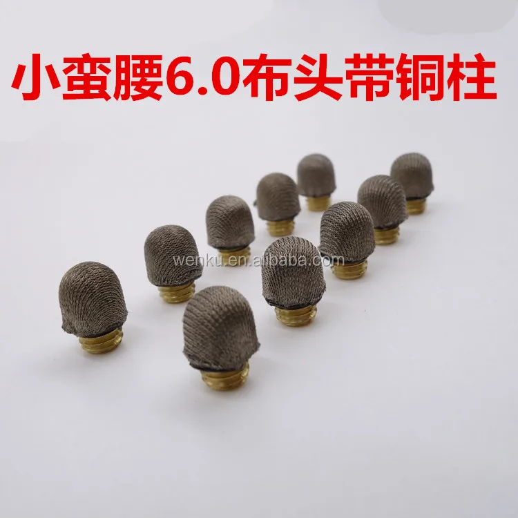 Replacement fine capacitive fiber mesh tips for stylus touch screen