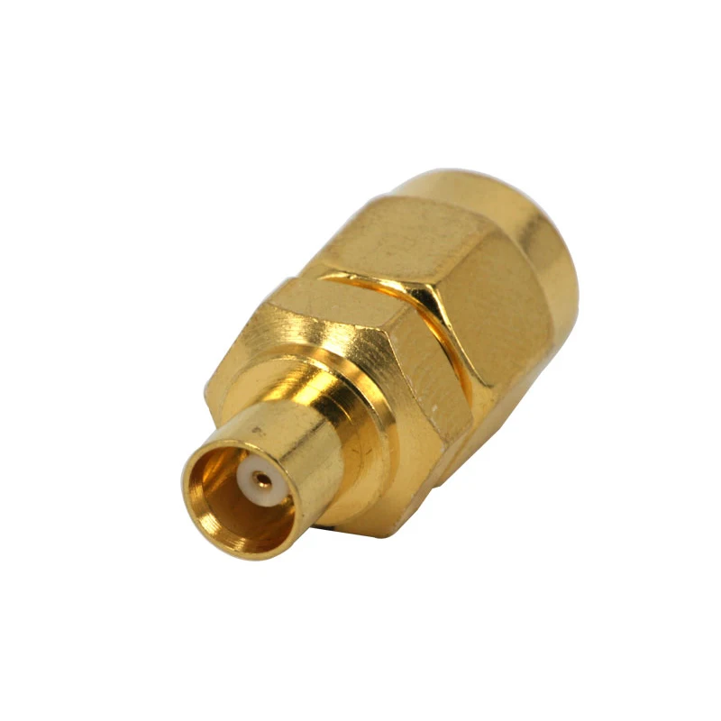 Adptor SMA Мужской перейдите к MCX женский прямой РФ адаптеры