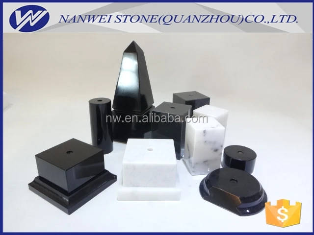 Newest design marble base for sculptures