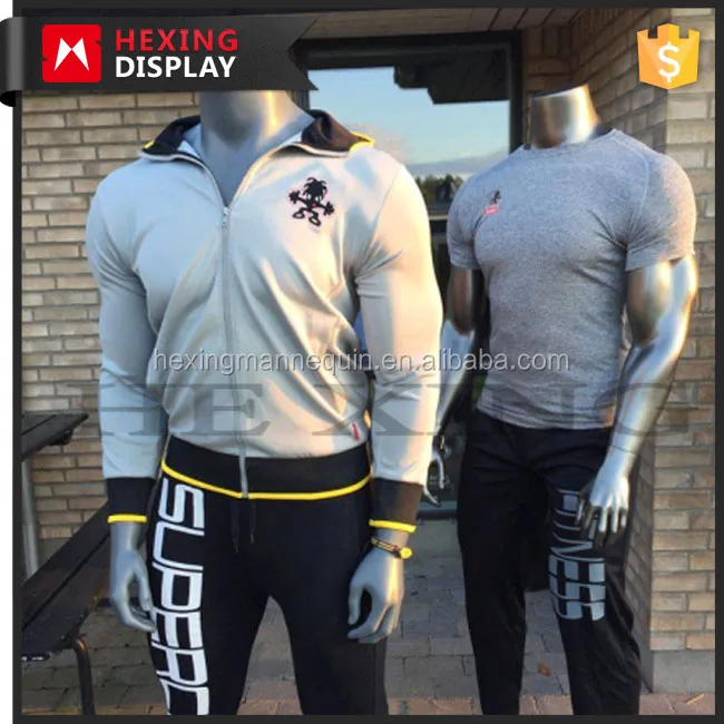 Wholesale adjustable muscle male mannequins headless realistic mannequin for sale