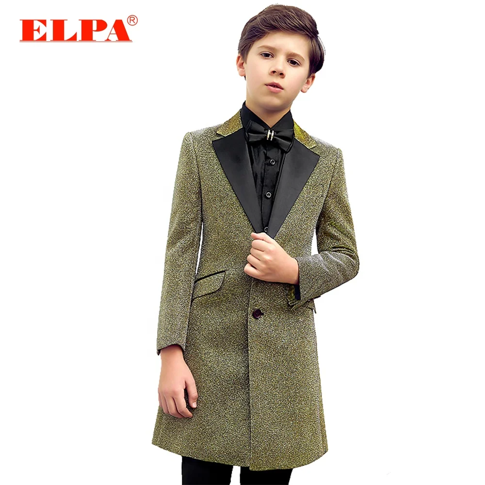 
ELPA readymade slim fit handsome boys Party dress ceremonial formal coat pant tuxedo suits for weddings 