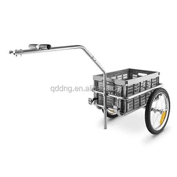 Bicycle Trailer with with Tall Shaft Transport Box with 70 Litre
