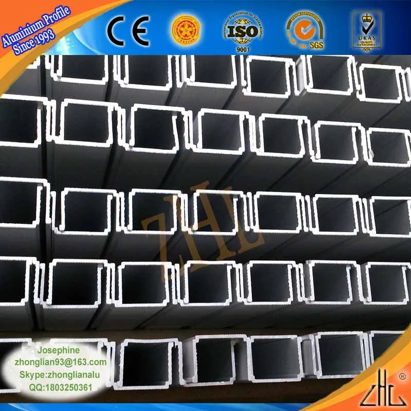 алюминиевая рамка стекла окна завод/Китай формы U алюминиевой экструзии профилей фабрики/индивидуальные алюминиевые Win