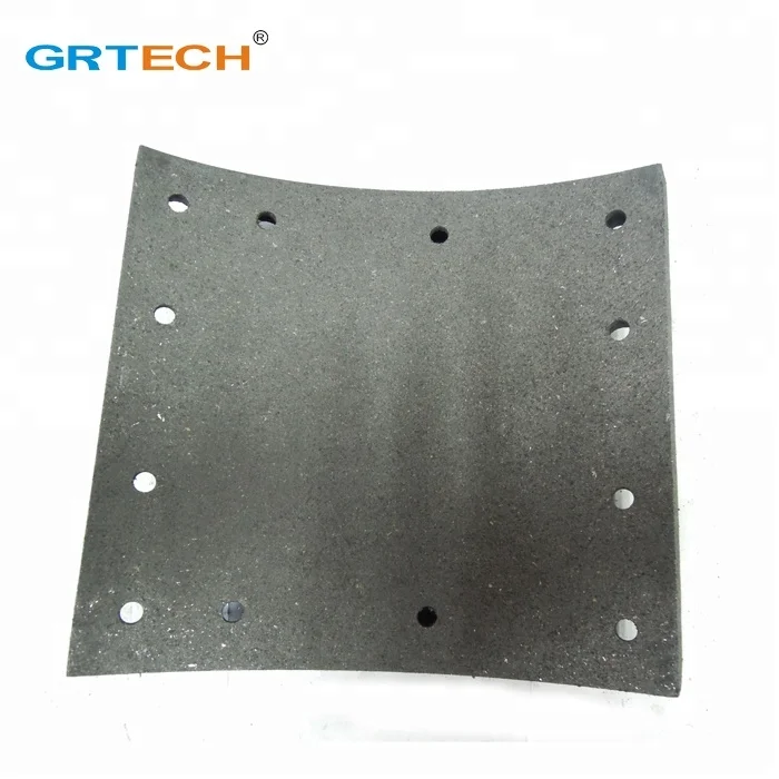 WVA 19384 non-asbestos front and rear axle truck brake lining kit for IVECO