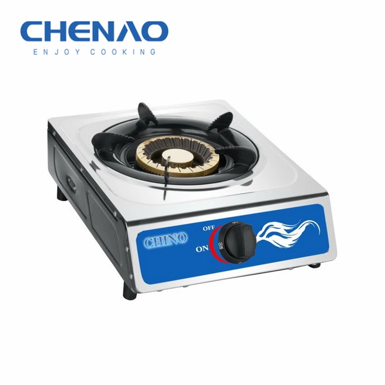 4mm Stainless steel cast iron  single gas cooker/LPG cooking stove