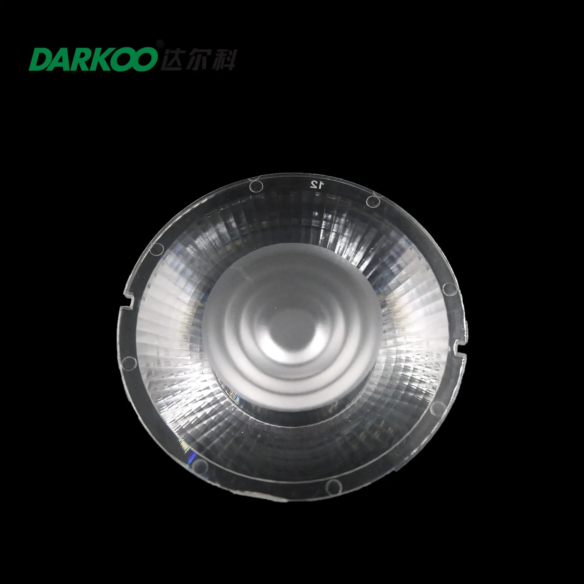 Darkoo Optics Transparent Round Circular Led Lamp Lens Pc 50mm Optical Pmma Lenses