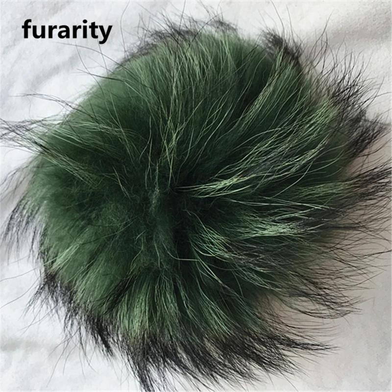 Wholesale Pom Pom For Beanie Hats, Snap On fluffy fox fur Pompom, Detachable raccoon Fur Ball