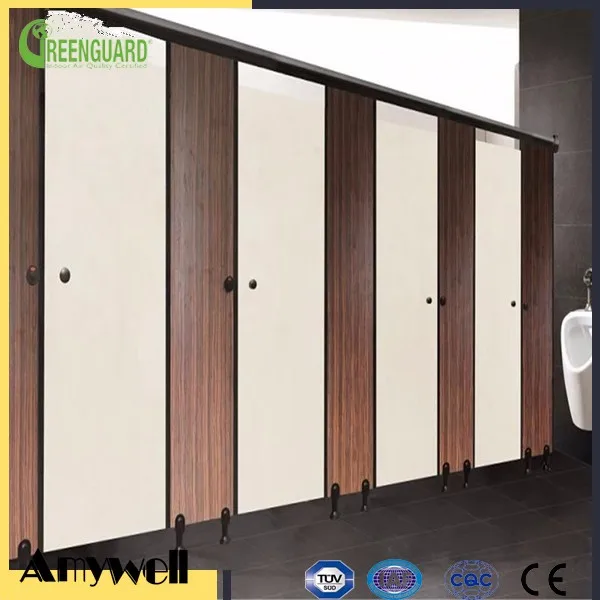 Amywell Waterproof Customized Size Hpl Panel Toilet Cubicles Partition