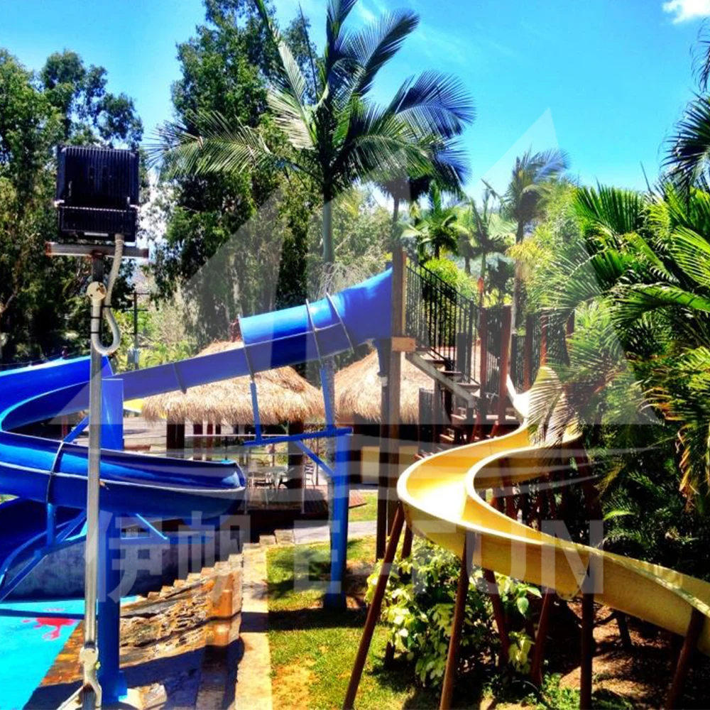 Australia Holiday Water Park 9,000 Fiberglass Water Slide for Water Park Equipment for Sale