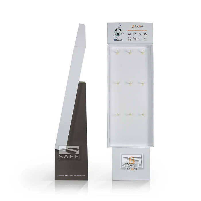 Paper Cardboard Hook Display, Cardboard Display With Peg Hook, Hook Display Stand For Mobile Accessories