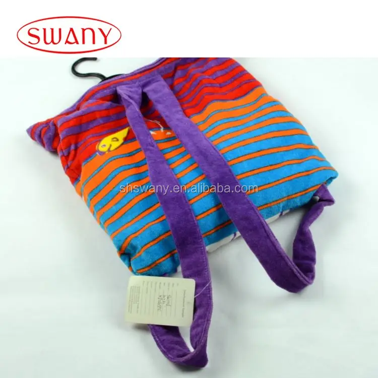 
Factory supply Customized Available 2 in 1 beach towel bag 