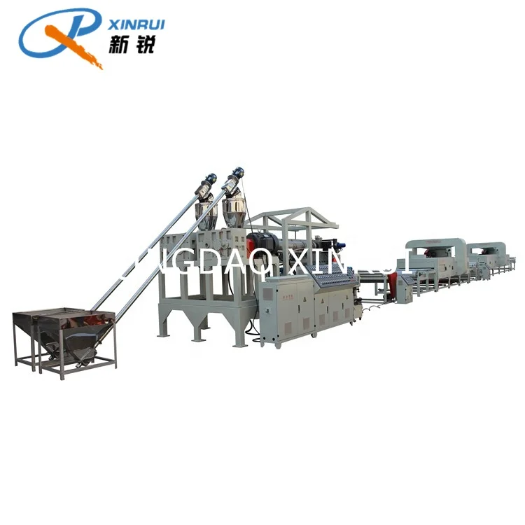 QINGDAO manufacturer double color pvc coil mat machine