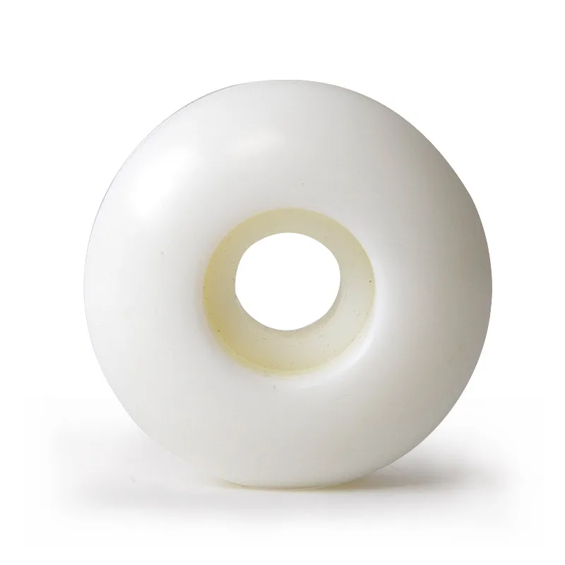 China cheap black white 95A 52mm Blank PU Custom Skateboard skate board Wheels