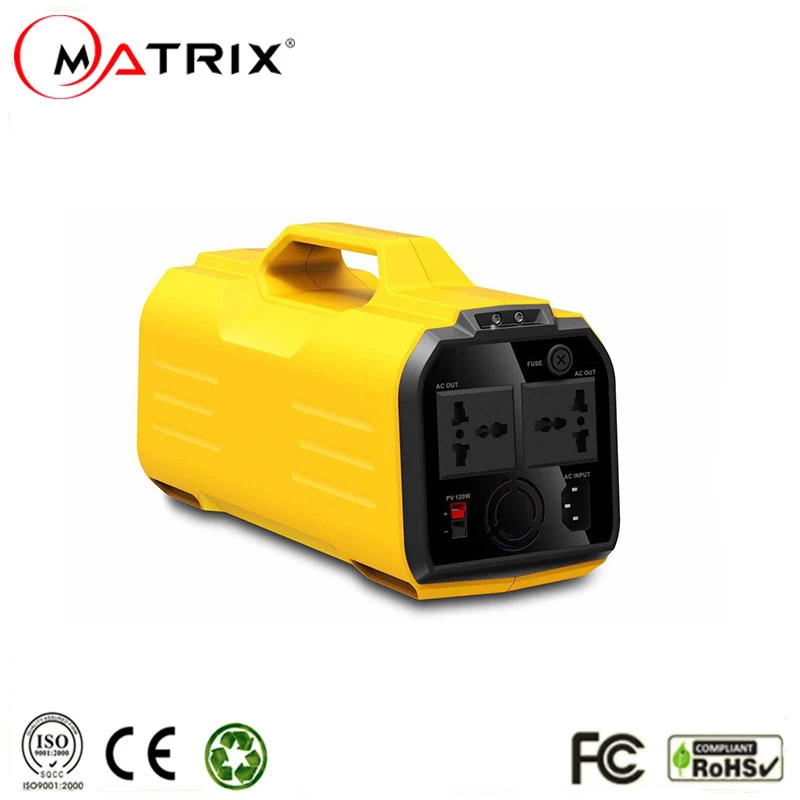 Portable UPS Solar Charge 12V 24V output 500W AC/DC Uninterrupted Power Supply Multifunction Pure Sine Wave UPS 30000mAh