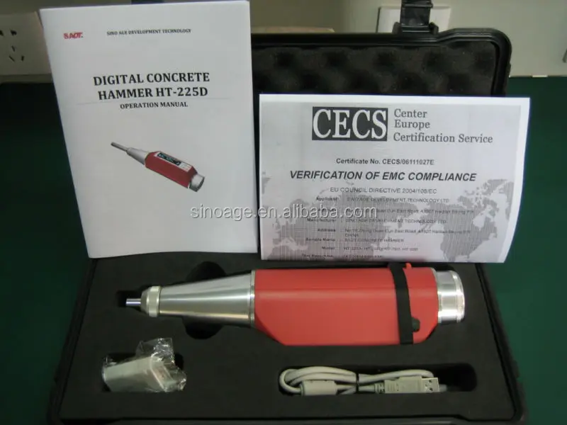 SADT Concrete Hammer test HT225D Digital sclerometer