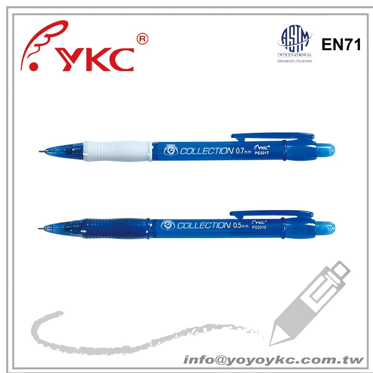 
Custom printed push type mechanical pencil 0.5 mm draft-matic automatic mini mechanical pencil 