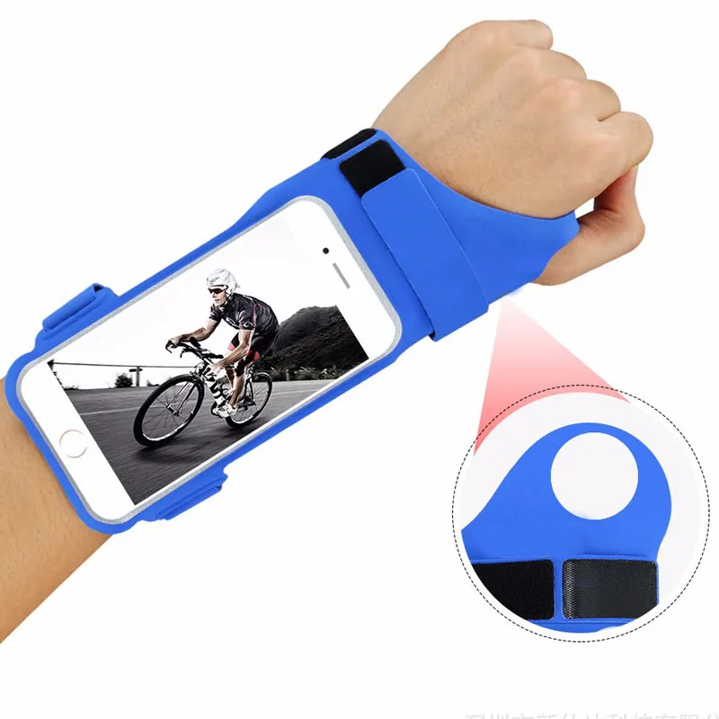 2017 new type top sell sports mobile phone armband ,cheap waterproof thumb wristband case for 4.7/5.5 inches phones