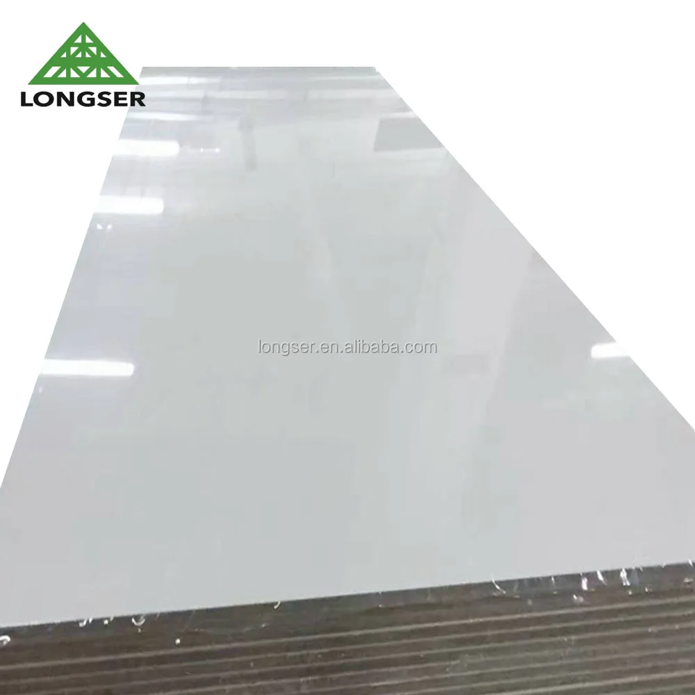 Двусторонний 16 мм Меламиновый титановый белый МДФ