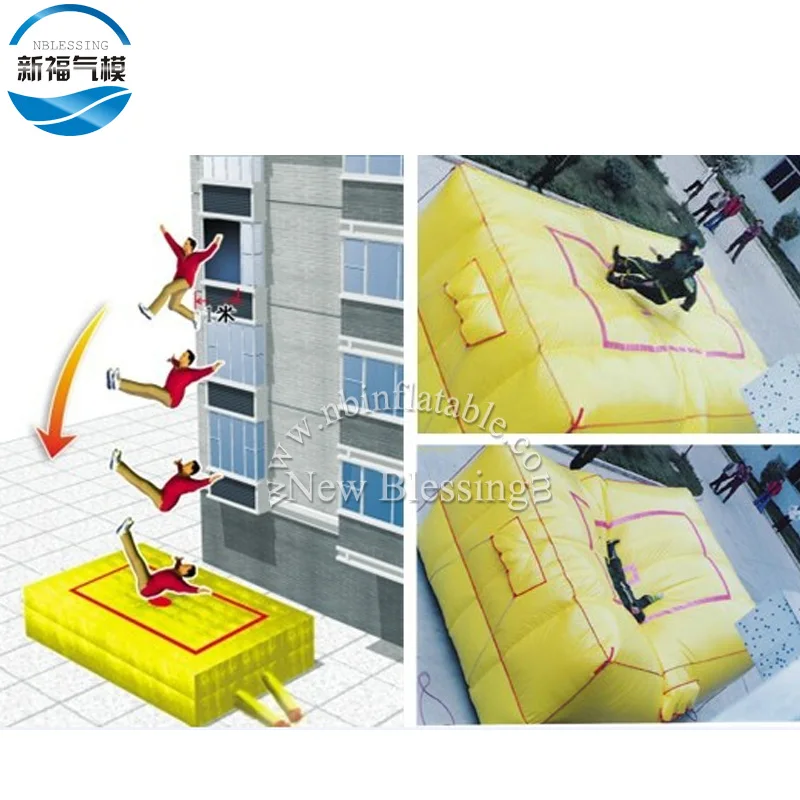 Safety inflatable cushion air bags,Rescue mattress jumping Air Cushions emergency escape mattress