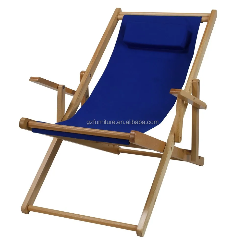 
High quality wooden sun deck chair factory wholesale 