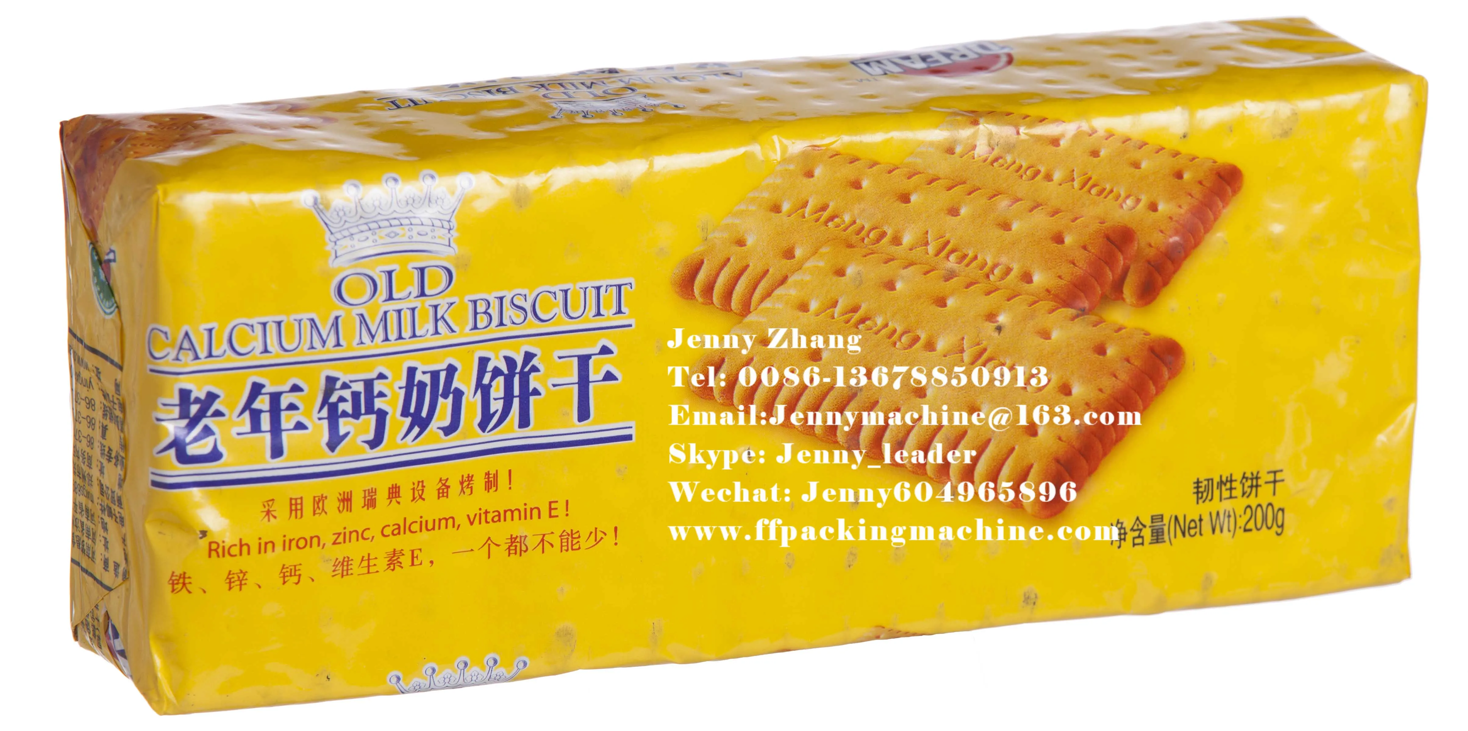 Automatic Envelope Type Biscuit and Cookies Packing Machine